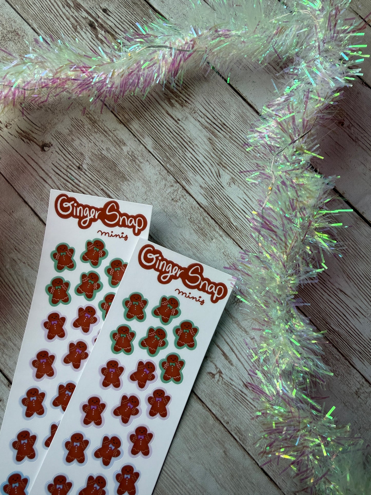 Ginger Snap Minis Skinny Sticker Sheet