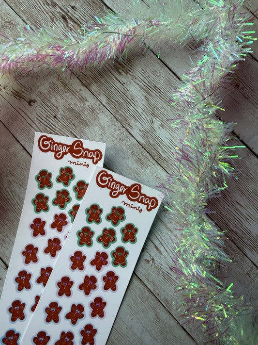 Ginger Snap Minis Skinny Sticker Sheet