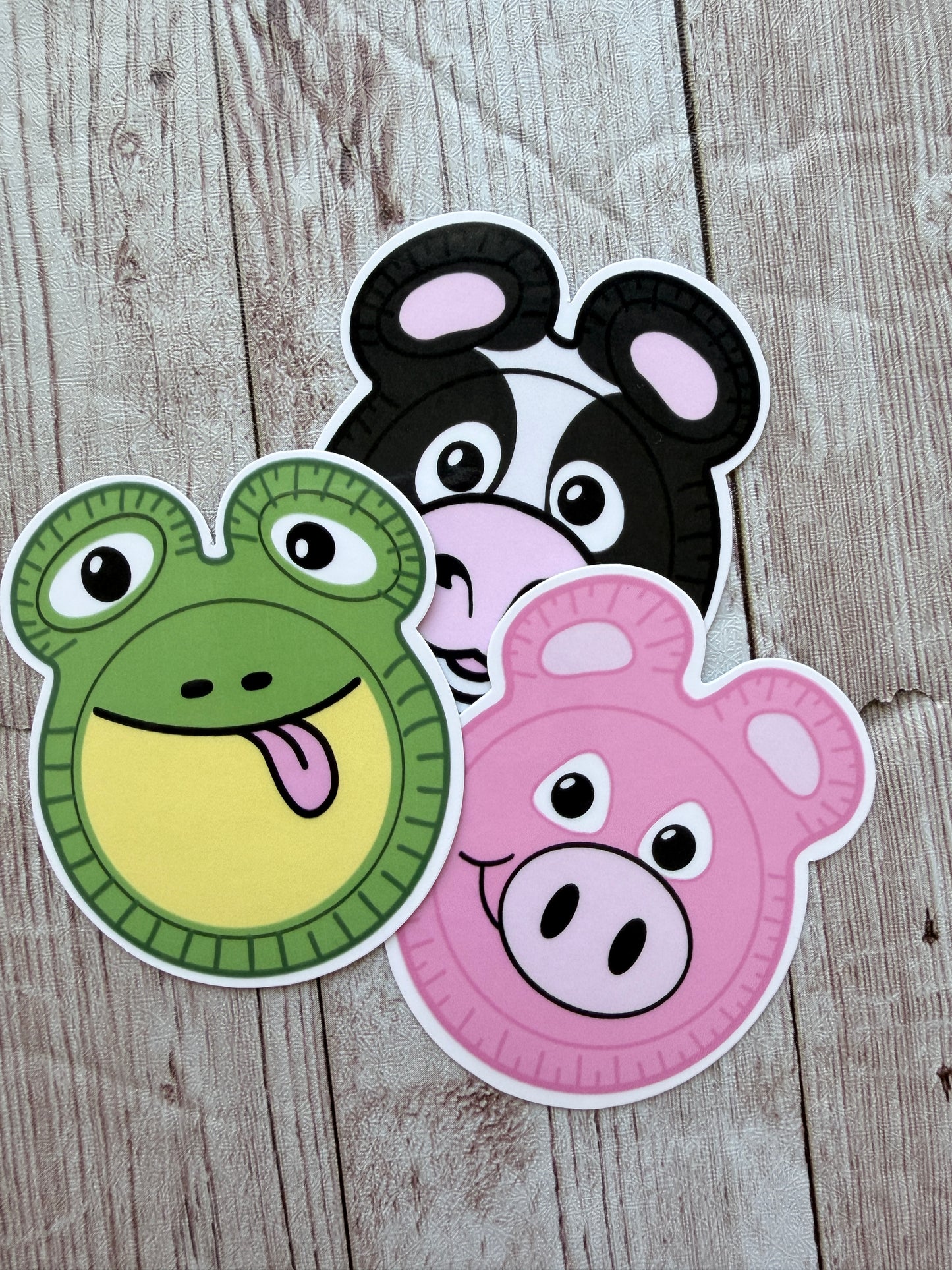 Paper Pal Plate Vinyl Stickers