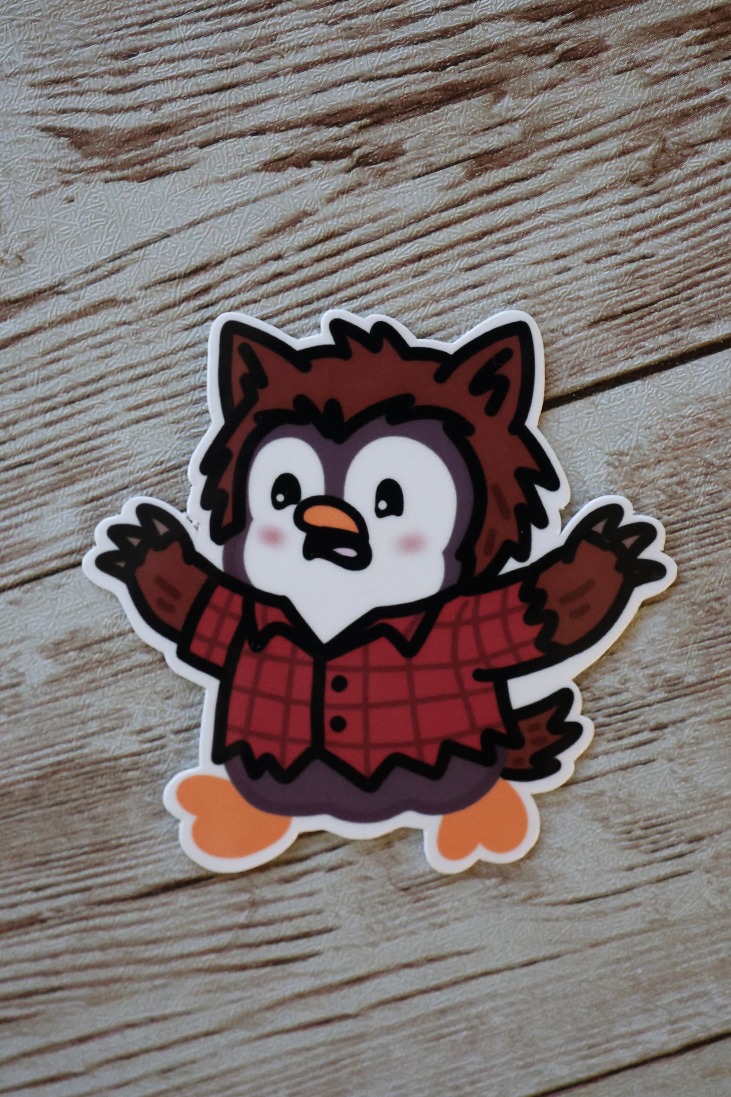Mr Waddles Halloween Costume Vinyl Stickers