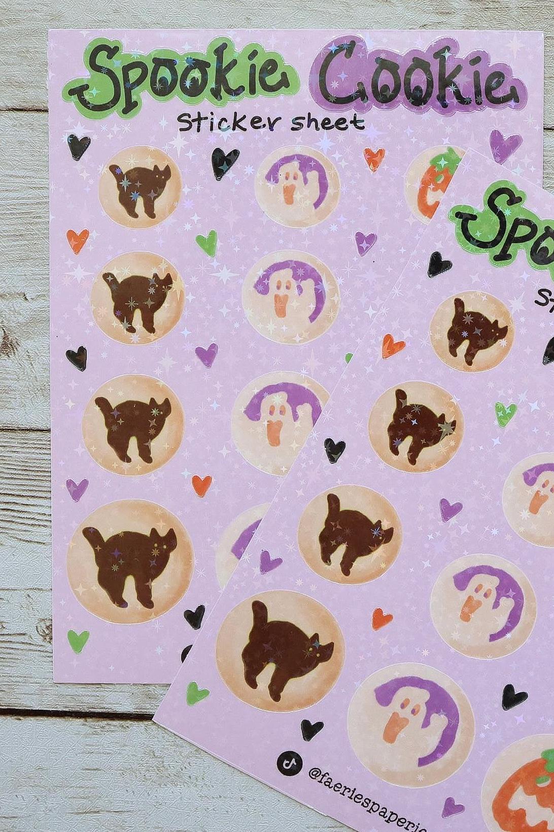 Spookie Cookie Classic Sticker Sheet
