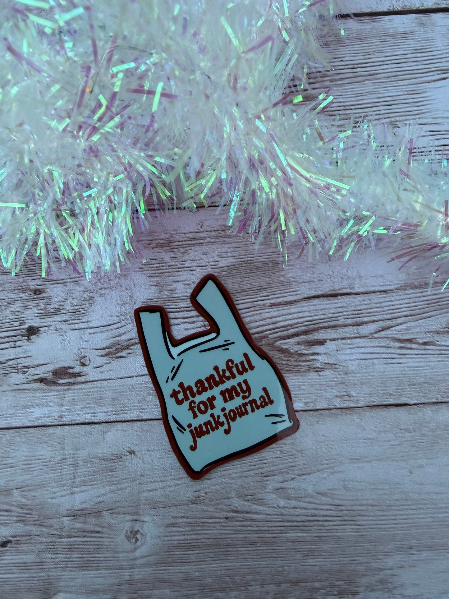 Thankful For Crafty Totes Vinyl Stickers