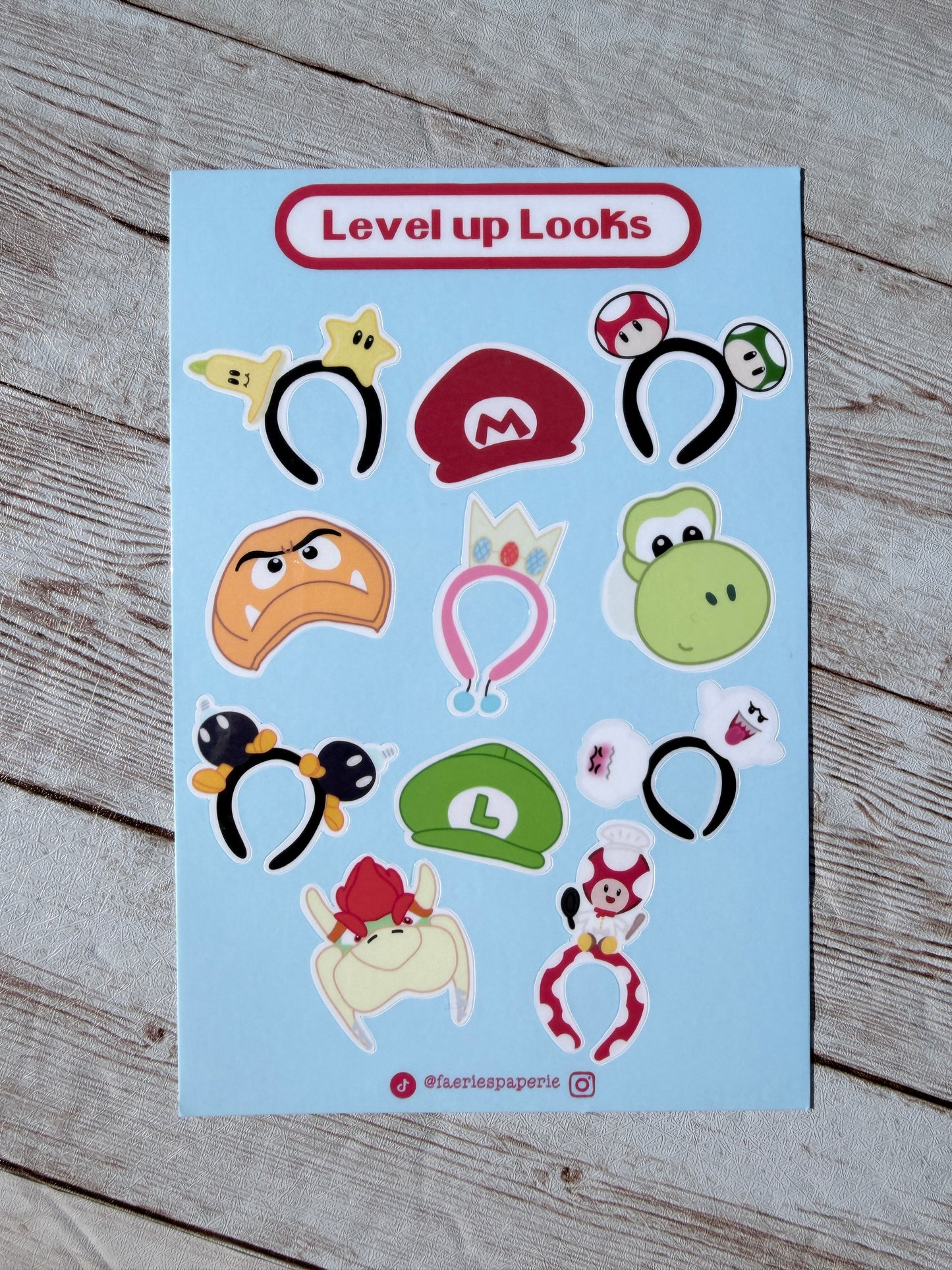 Level Up Looks Classic Sticker Sheet