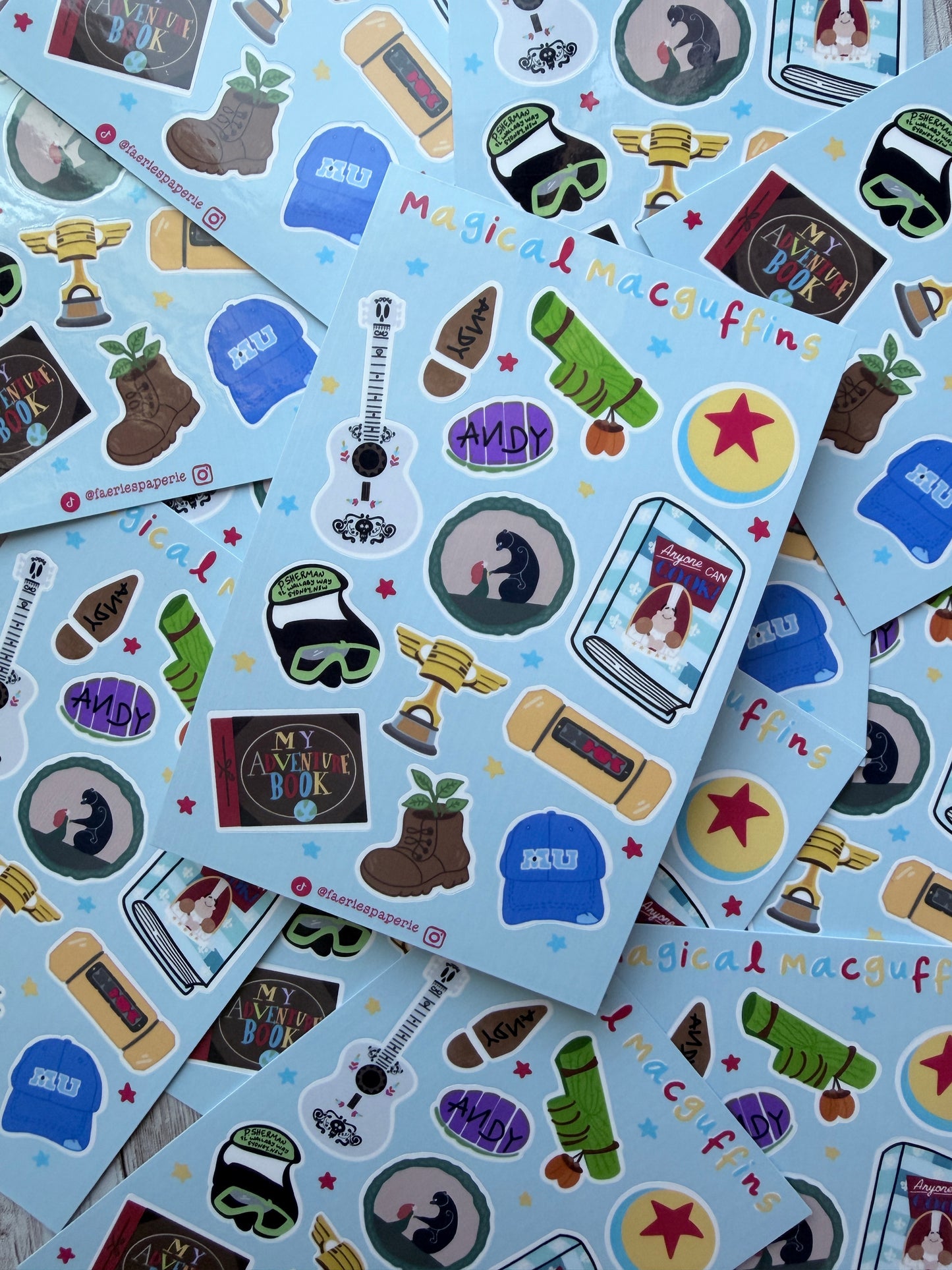 Magical Macguffins Classic Sticker Sheet