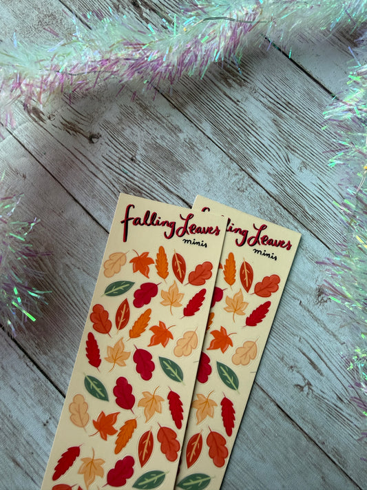 Falling Leaves Minis Skinny Sticker Sheet