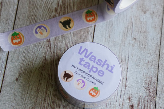 Spookie Cookie Washi Tape