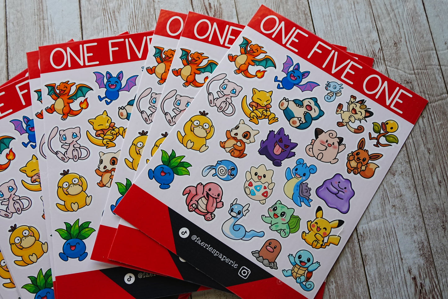 151 Jumbo Sticker Sheet