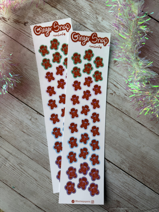 Ginger Snap Minis Skinny Sticker Sheet