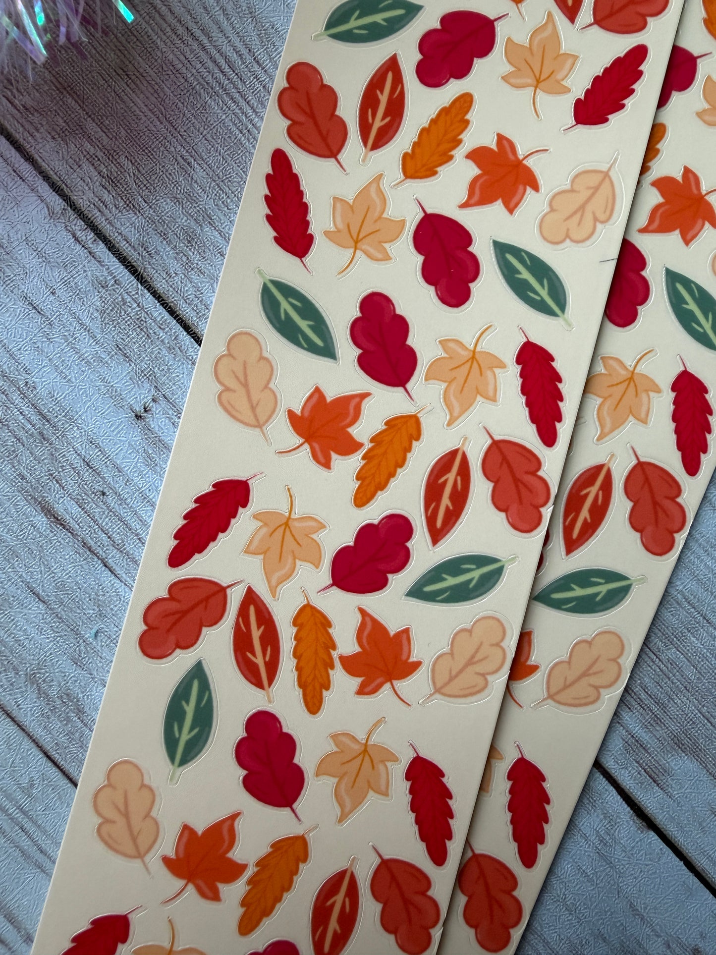 Falling Leaves Minis Skinny Sticker Sheet