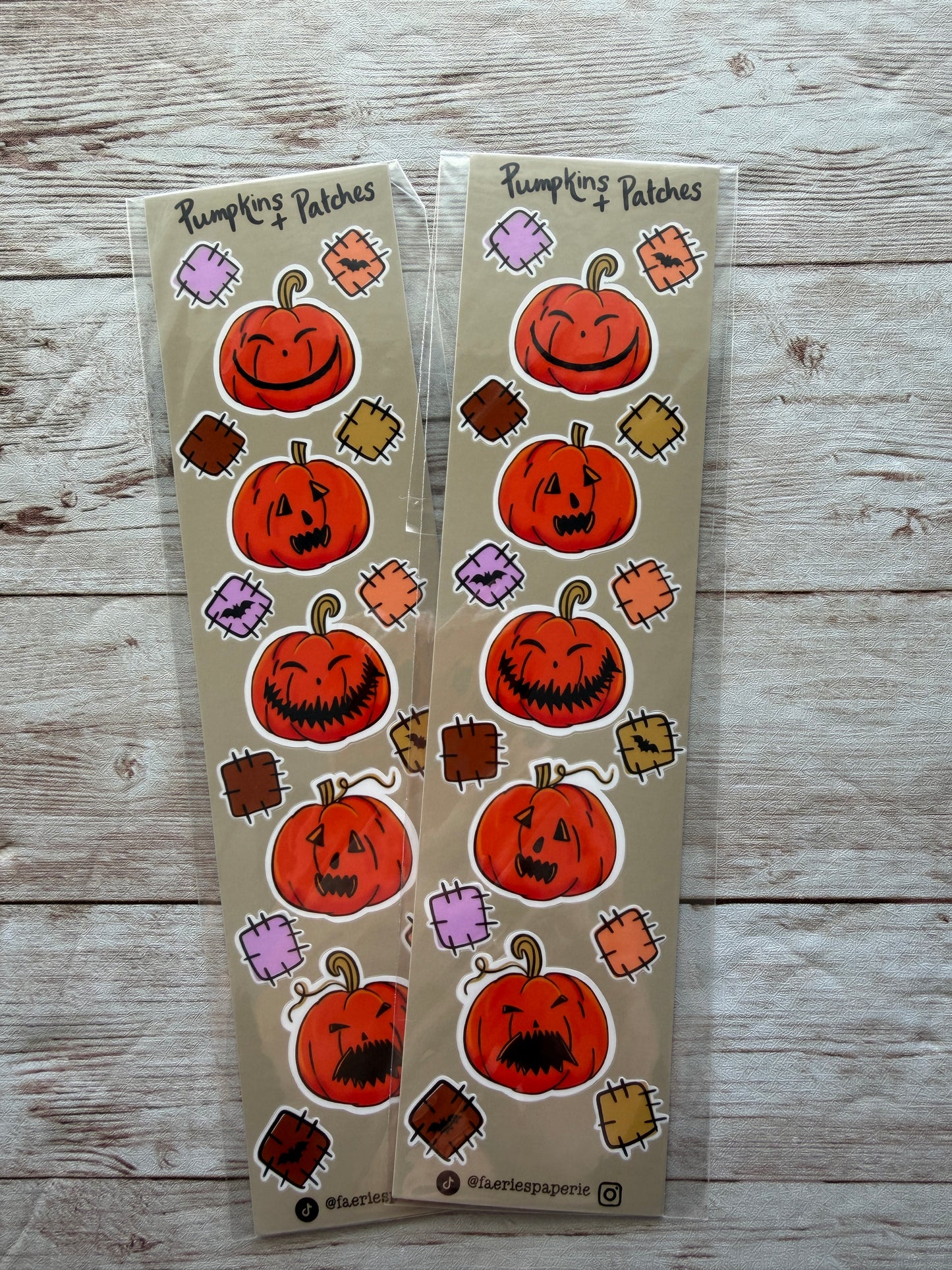 Pumpkins + Patches Skinny Sticker Sheet