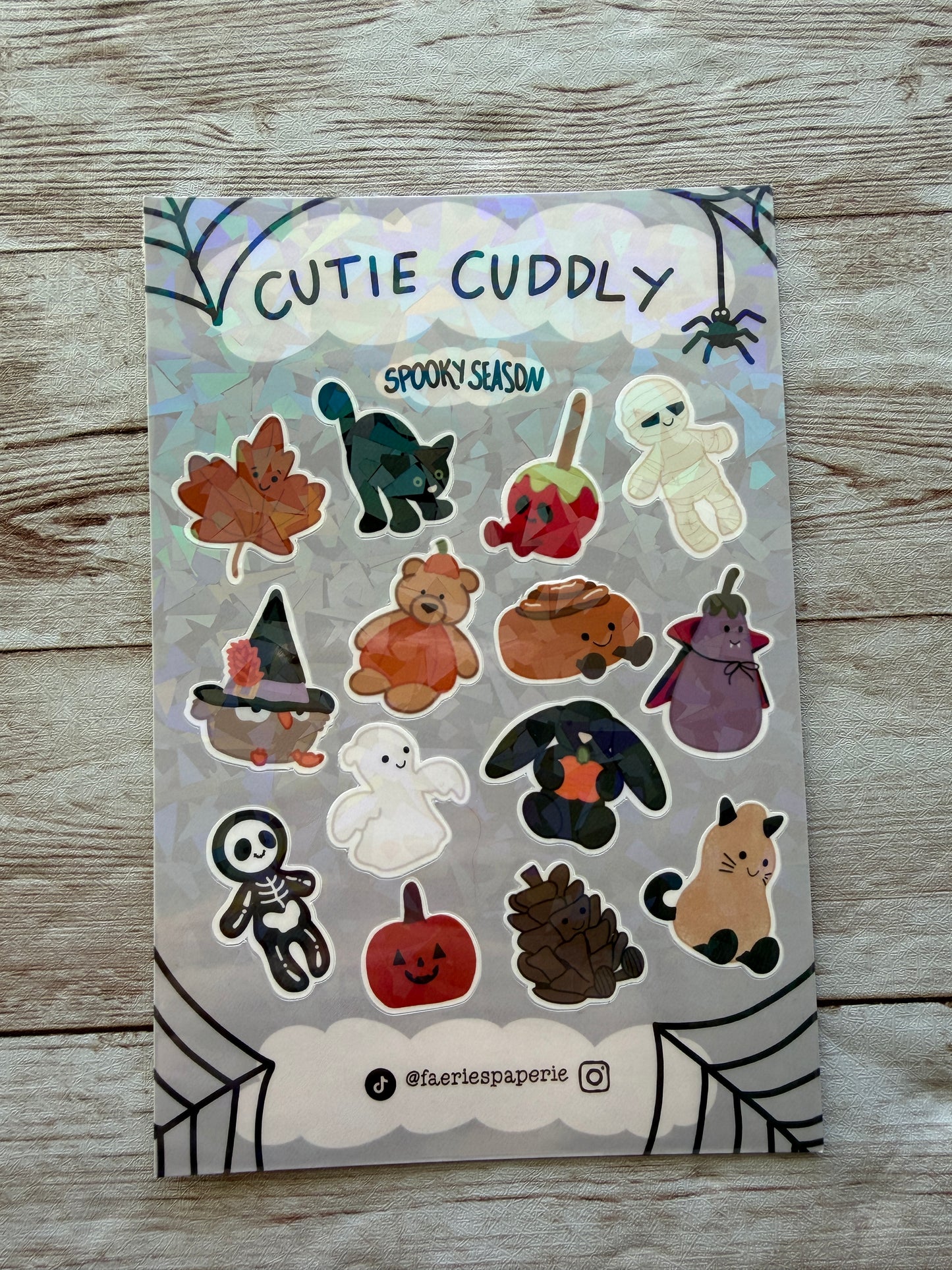 Cutie Cuddly Spooky Season Classic Sticker Sheet