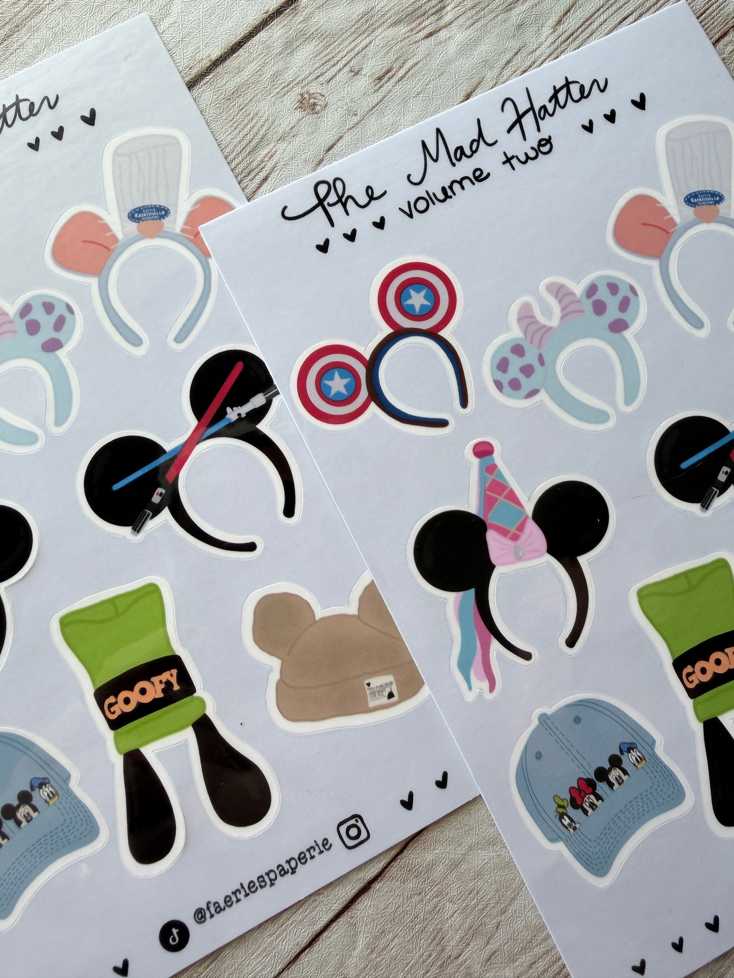 The Mad Hatter Volume 2 Classic Sticker Sheet