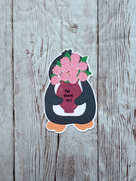 Freaky Niki Waddles Vinyl Sticker