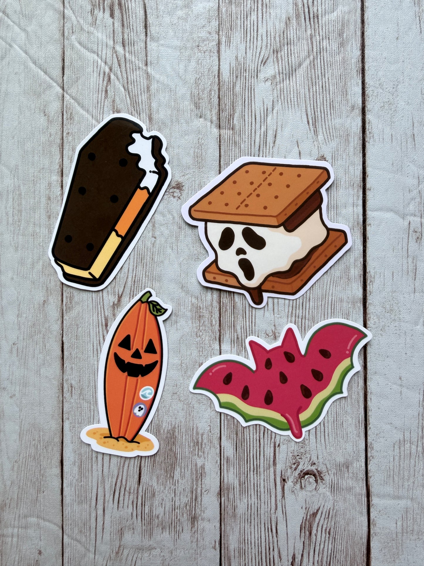 Summerween Snacks Vinyl Stickers