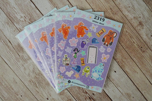 2319 Classic Sticker Sheet