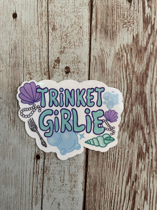 Trinket Girlie Vinyl sticker