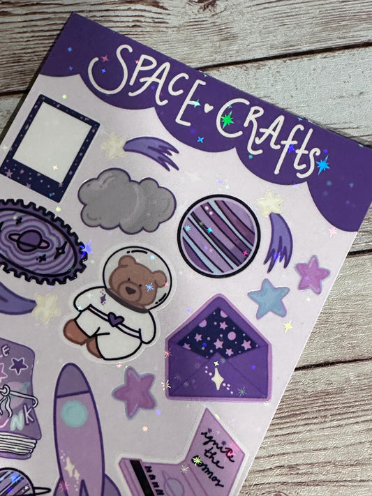 Space Crafts Classic Sticker Sheet