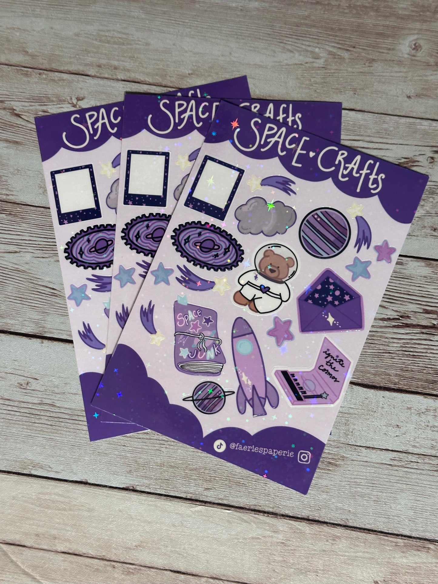 Space Crafts Classic Sticker Sheet
