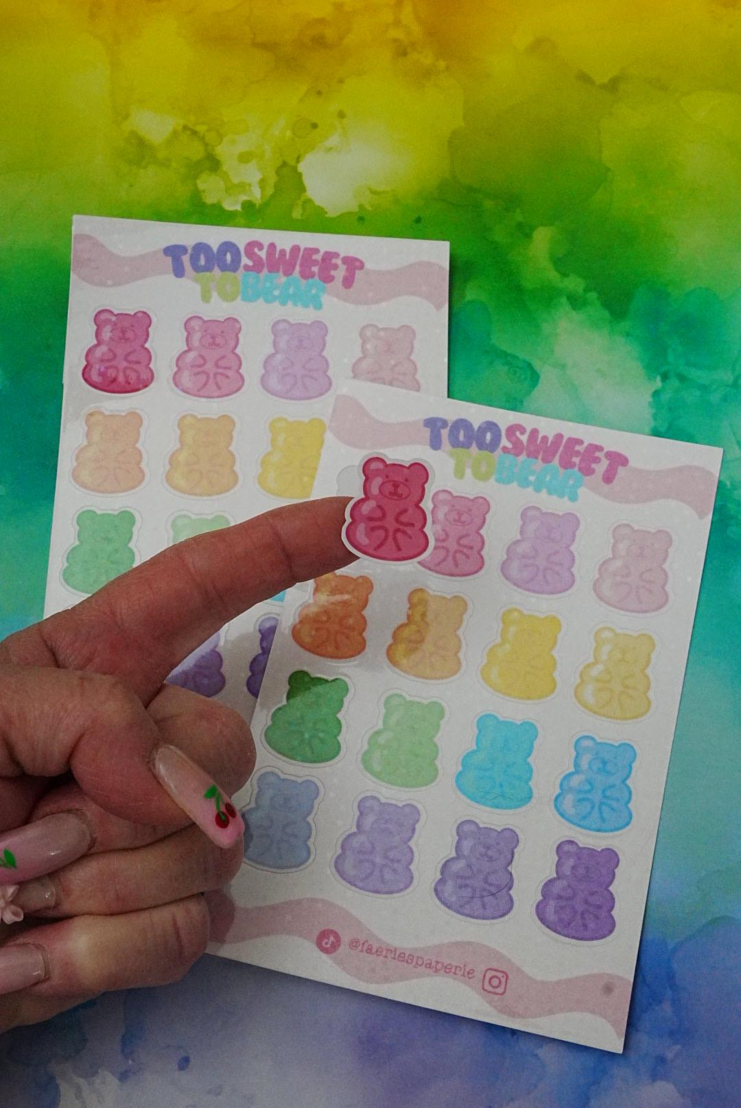 Too Cute to Bear Classic Sticker Sheet