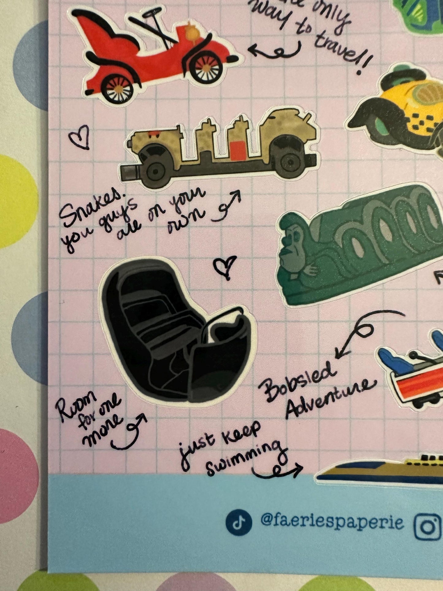 Get In Bestie Classic Sticker Sheet