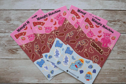 Midnight Munchies Classic Sticker Sheet