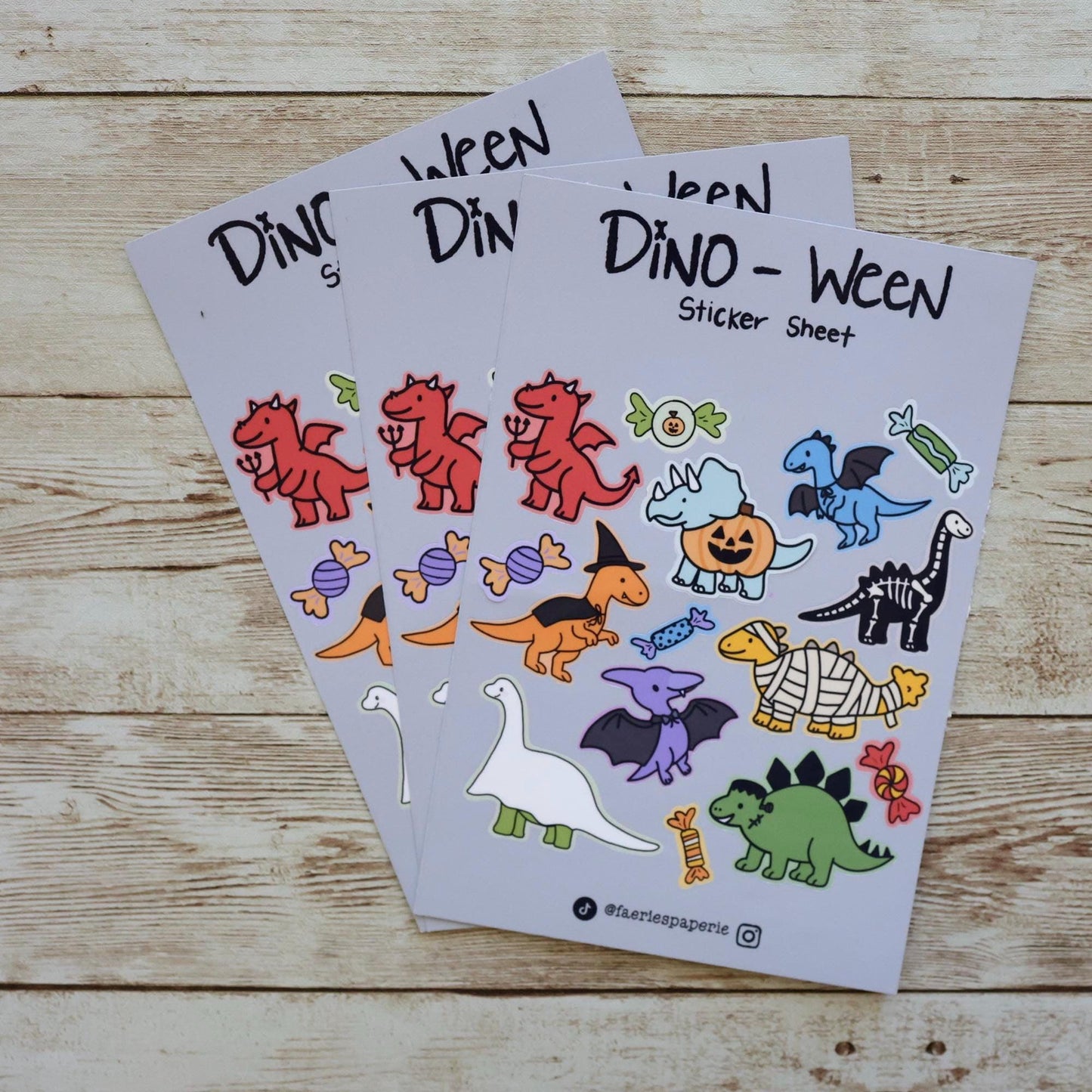 Dino-Ween Classic Sticker Sheet
